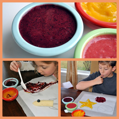 healthy edible finger paint for kids